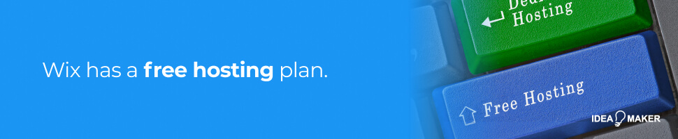 Wix has a free hosting plan