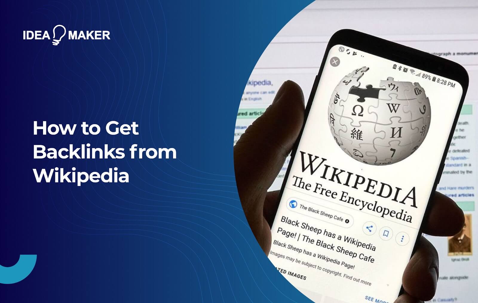Ideamaker - How to Get Backlinks from Wikipedia