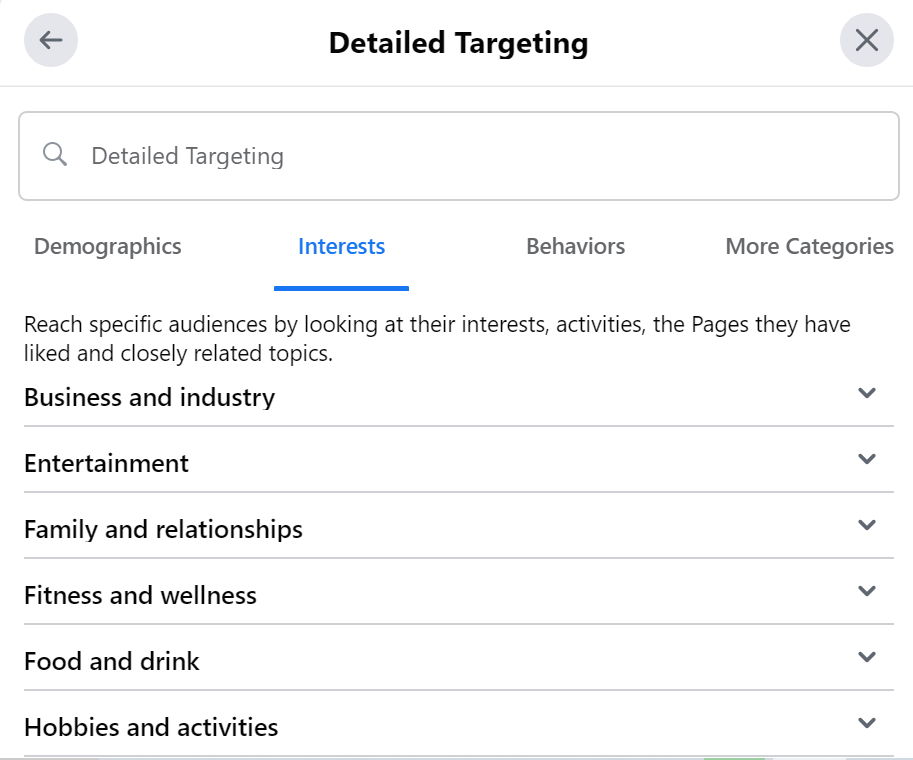 Detailed Targeting Options for Social Media Marketing