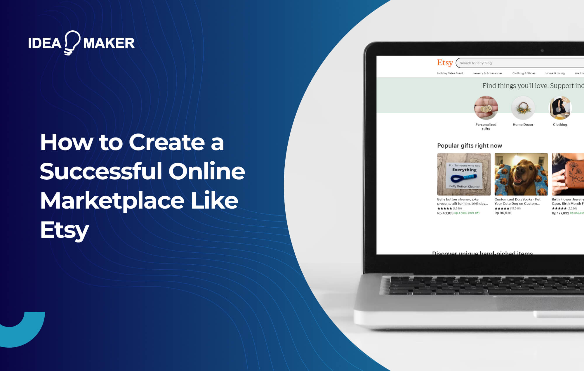 Ideamaker - How to Create a Successful Online Marketplace Like Etsy