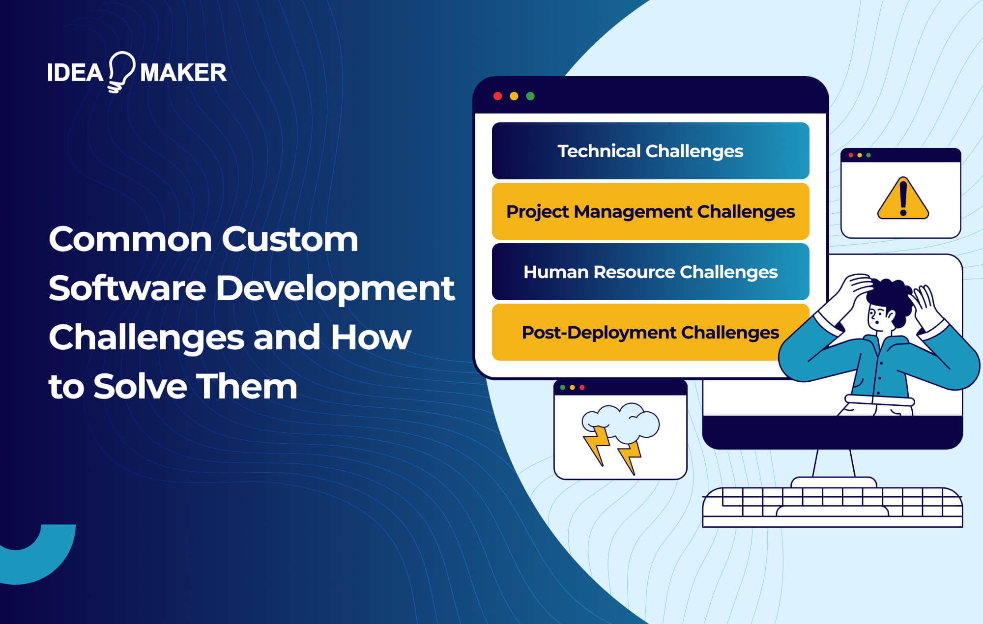 Common Custom Software Development Challenges and How to Solve Them
