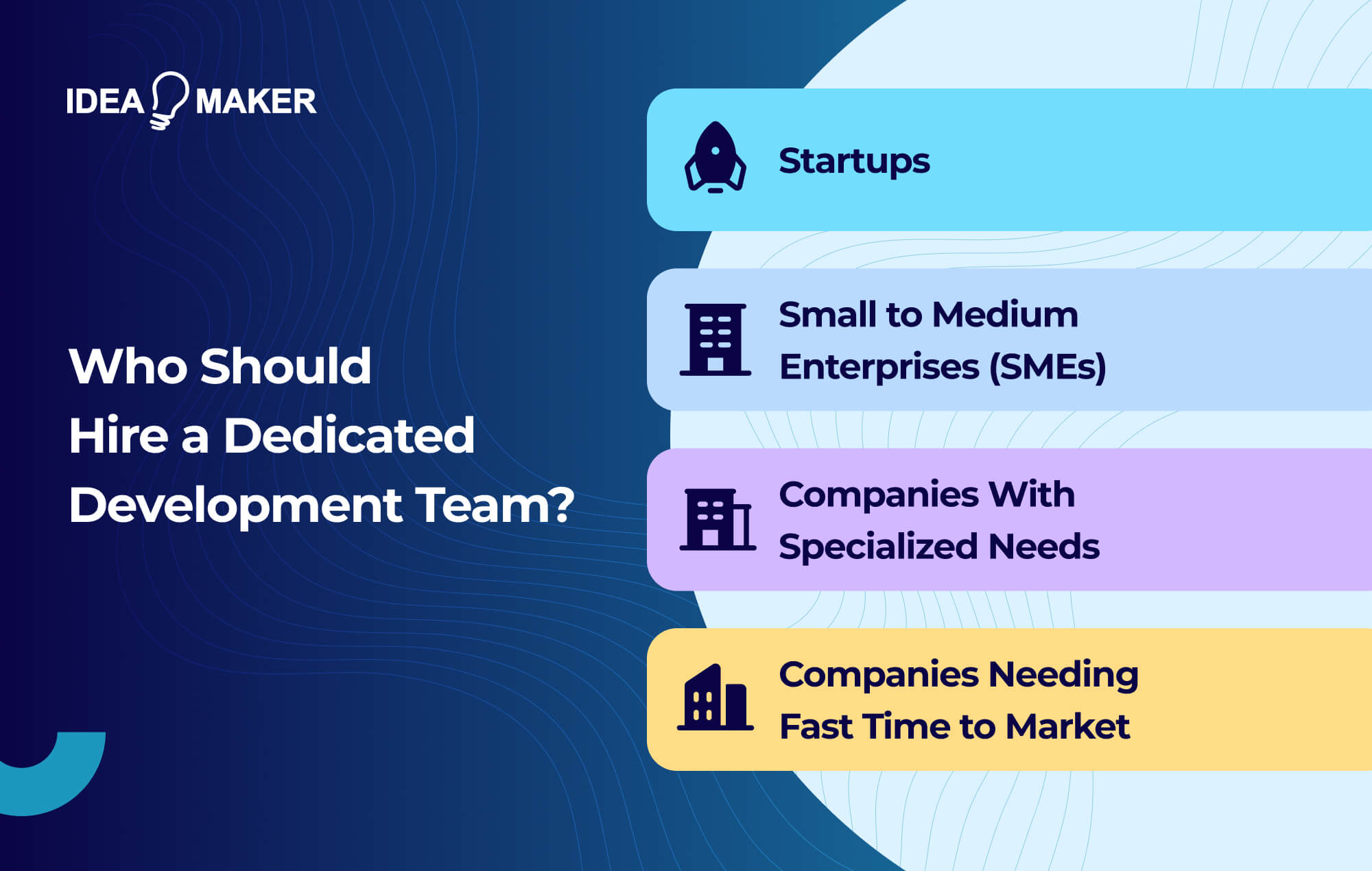 Ideamaker - Who Should Hire a Dedicated Development Team_