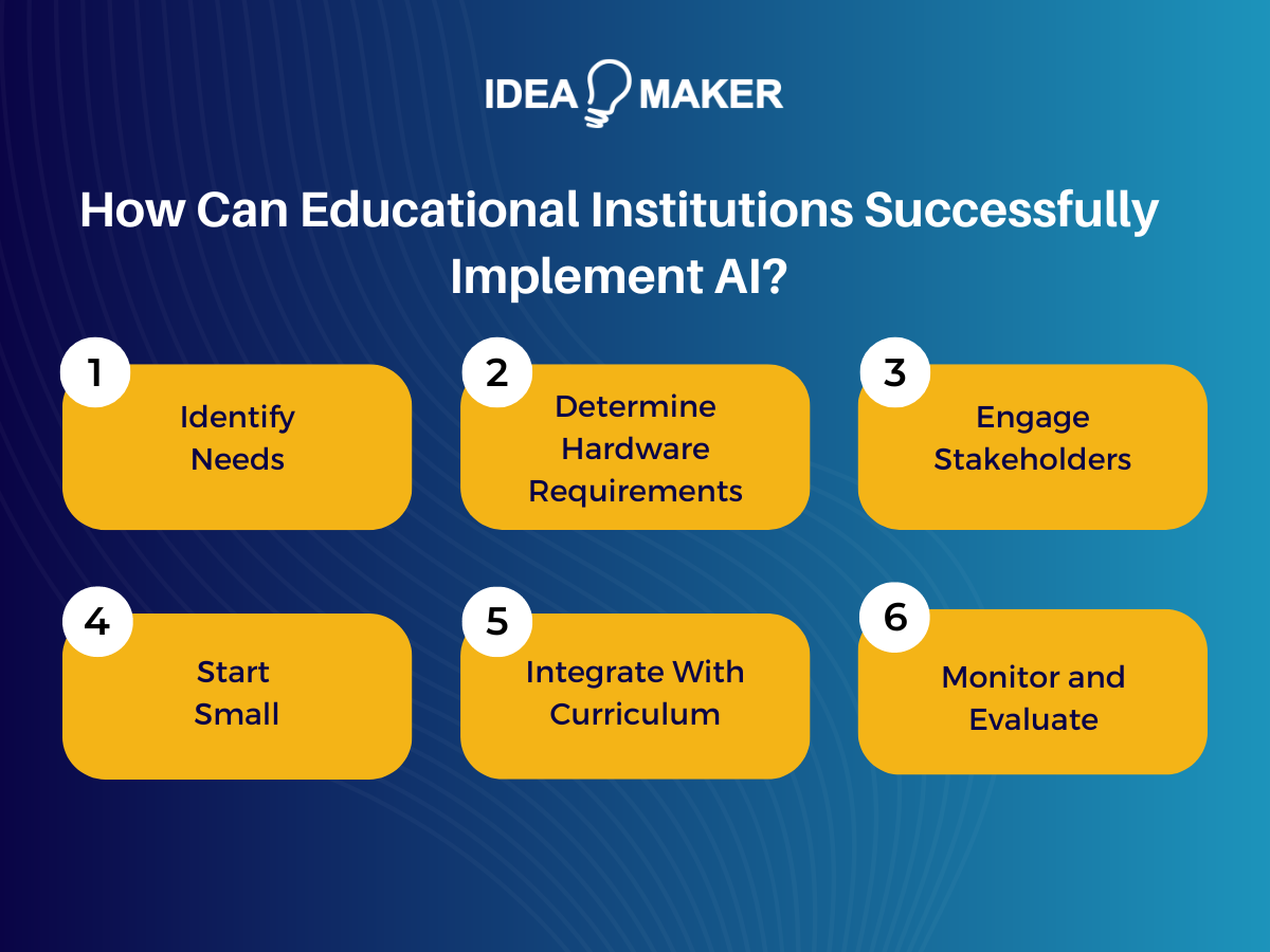 Idea Maker - How Can Educational Institutions Successfully Implement AI