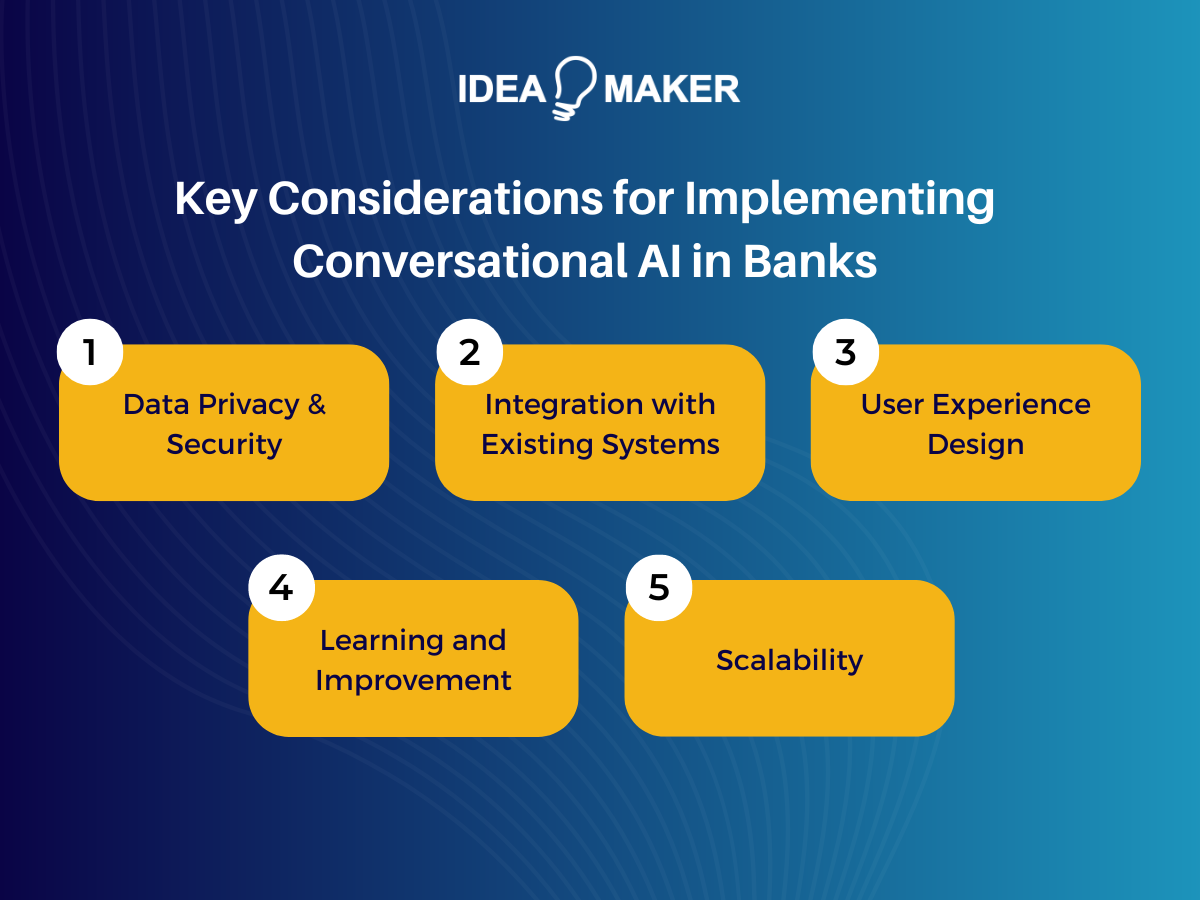 Idea Maker - Key Considerations for Implementing Conversational AI in Banks