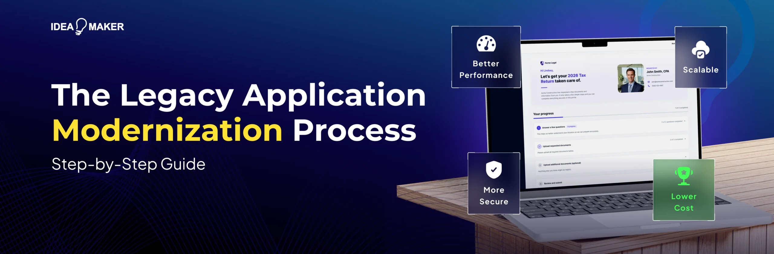 Idea Maker - The Legacy Application Modernization Process Wide